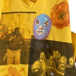 Lucha-Libre Shirt-Jersey- upcycled Hockey Jersey- INCREDIBLE! XL